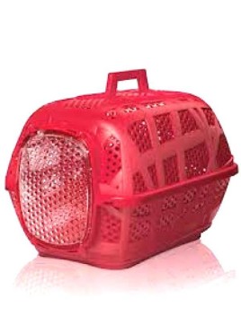 Imac Carry Sport Dog and Cat Medium Carrier Red